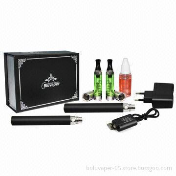 T2+ Newest Clearomizer/E-cigarette Starter Kit, Comes with LCD Battery and 2.4mL Capacity